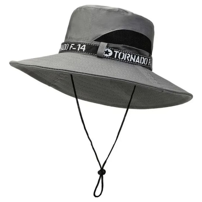 Chapéu Australiano Pescador TJK Canavieiro Respirável Protetor Solar Pesca Trilha Camping - Foto 1