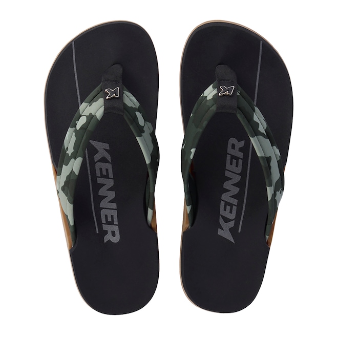 Chinelo Kenner Nk6 Pro Army Camuflado Masculino - Foto 1