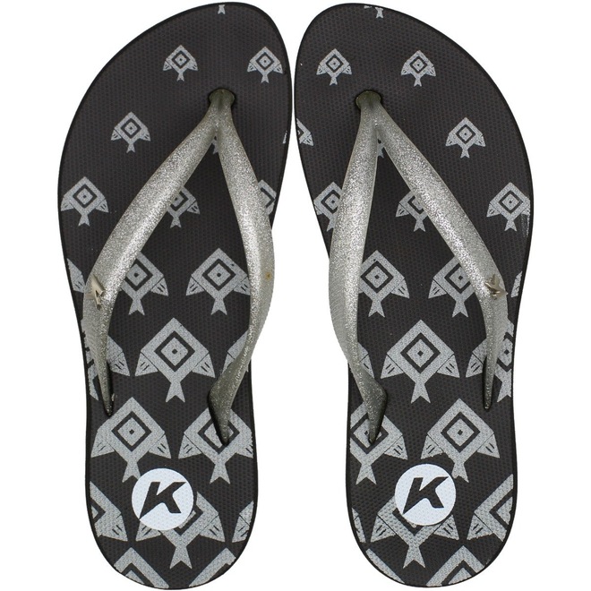 Chinelo de Dedo Kenner Ibiza Geopeixe Feminino - Foto 1