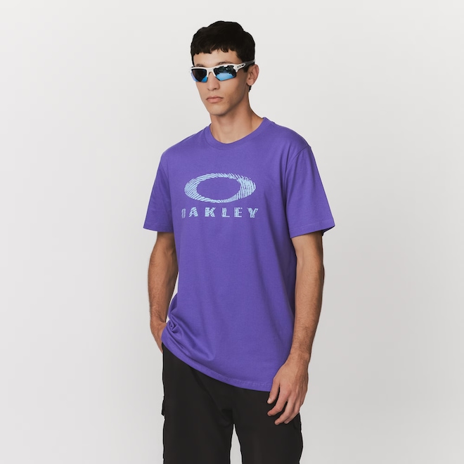 Camiseta Oakley Ellipse Fingerprint Masculina - Foto 1