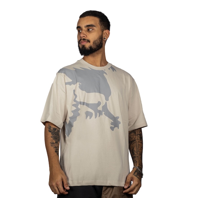 Camiseta Oakley Iconic Skull Masculina - Foto 1