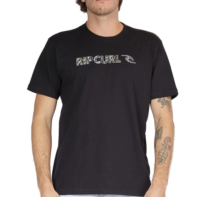 Camiseta Rip Curl Floral Filter Barrel Killaa Masculina - Foto 1