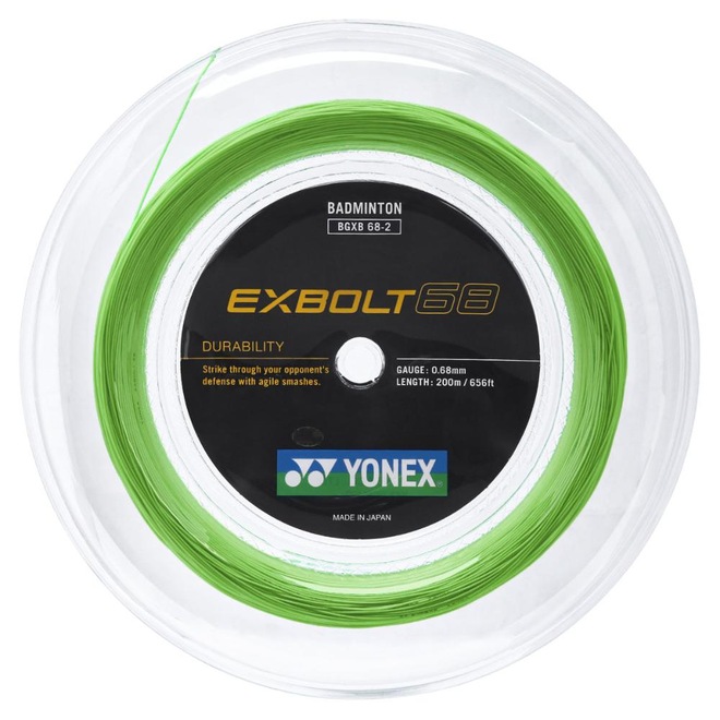 Corda Yonex Exbolt Para Badminton 0.68mm - Rolo com 200 Metros - Foto 1