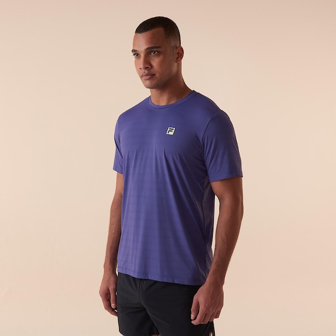Camiseta Fila Challenger Mesh Tee Masculina - Foto 1