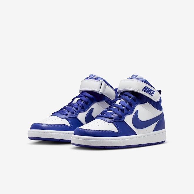 Tênis Infantil Nike Court Borough Mid 2 - Foto 1