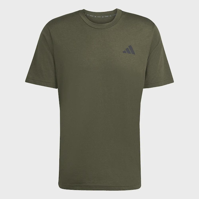 Camiseta adidas Train Essentials 3 Listras Masculina - Foto 1
