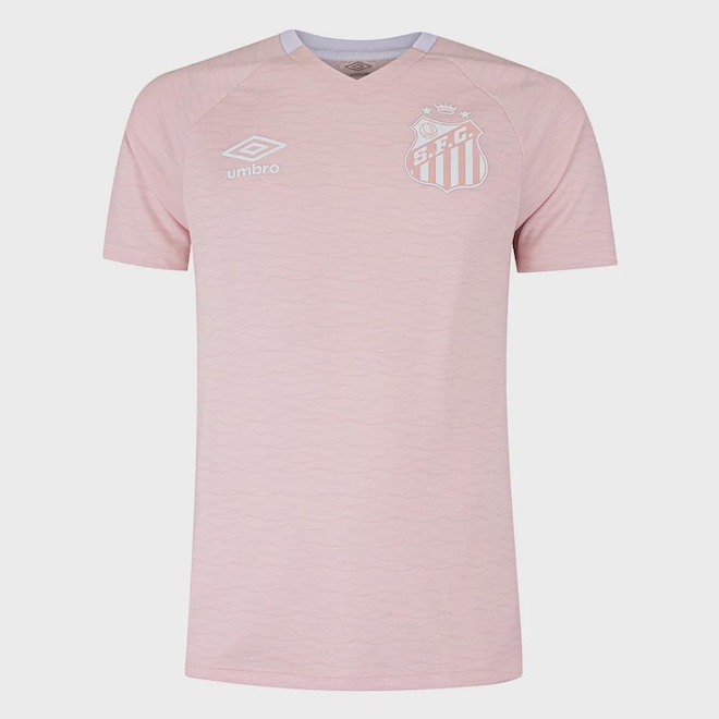 Camisa do Santos Outubro Rosa 25/26 Masculina Umbro - Foto 1