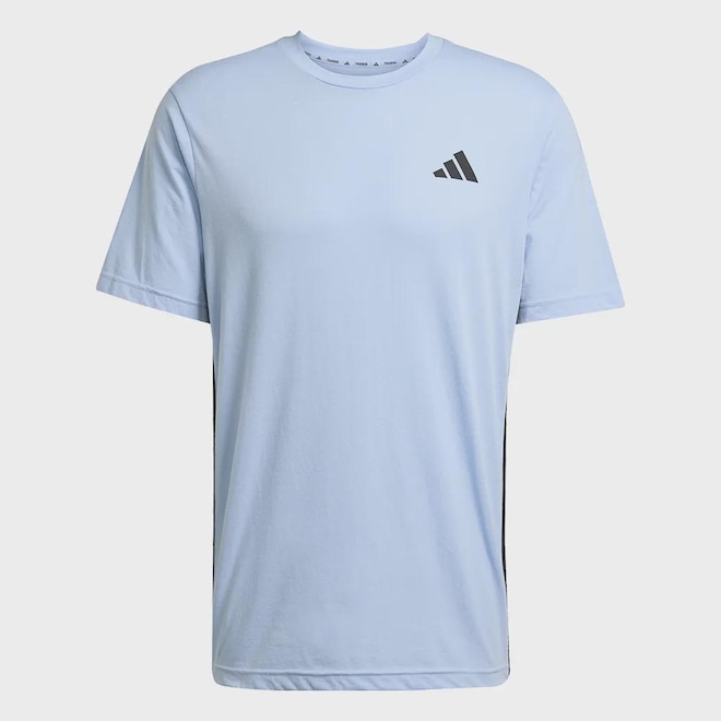 Camiseta adidas Train Essentials 3 Listras Masculina - Foto 1