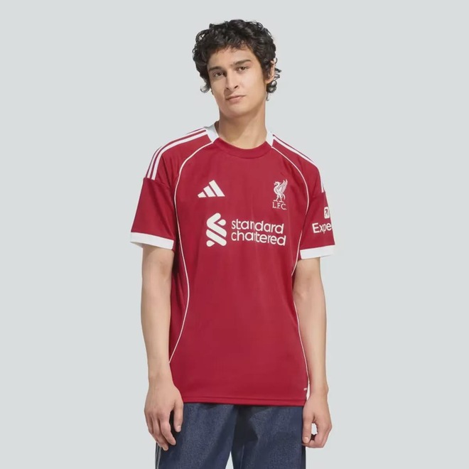 Camisa Liverpool Home 26 adidas Infantil - Foto 1