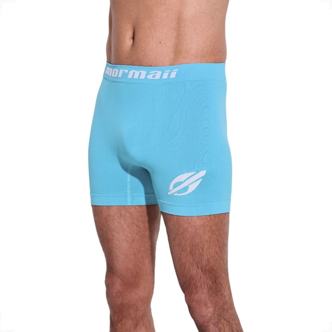 Cueca Mormaii Adulto Masculino Boxer Logo - Foto 1