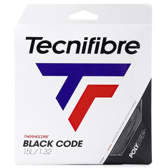 Corda Tecnifibre Black Code 15L 1.32mm - Set Individual - Foto 1