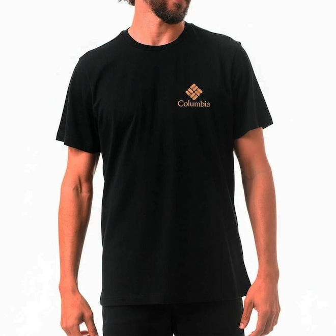 Camiseta Columbia CSC Stacked Logo Masculina - Foto 1
