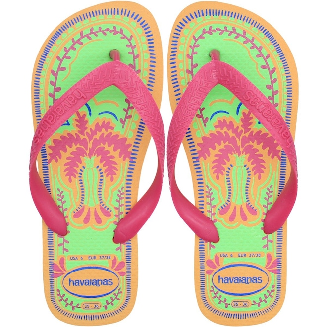 Chinelo De Dedo Havaianas Top Summer Vibes Feminino - Foto 1