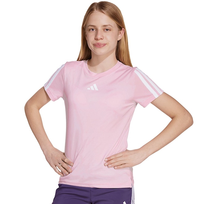 Camiseta adidas Essentials Três Listras Infantil - Foto 1