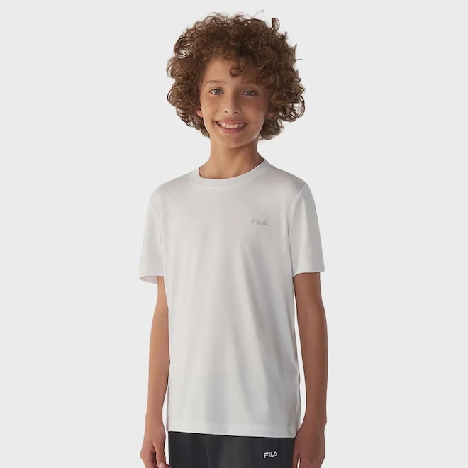 Camiseta Fila Basic Sports Infantil - Foto 1