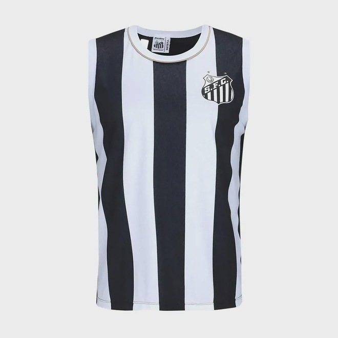 Camiseta Regata Braziline Santos Presença Infantil - Foto 1