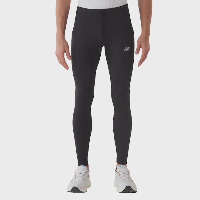 Calça Legging New Balance Sport Essentials Masculina - Foto 1