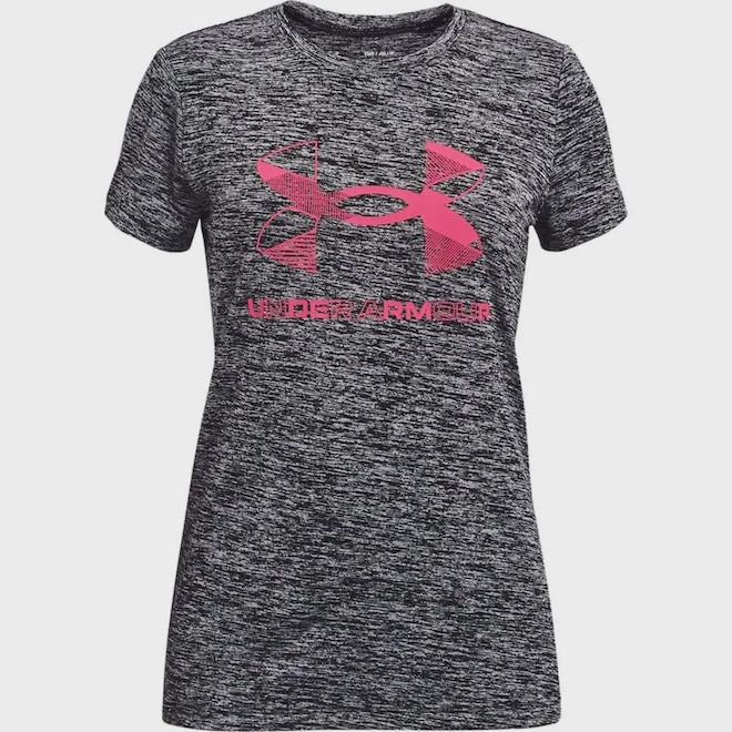 Camiseta Under Armour Graphic Twist Big Logo - Infantil - Foto 1