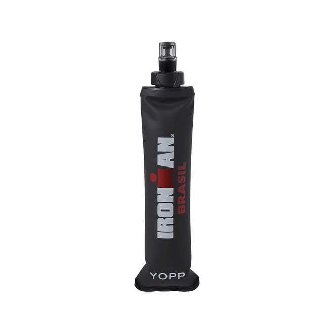 Garrafa Dobrável Yopp Ironman Brasil Soft Flask 350ml - Foto 1