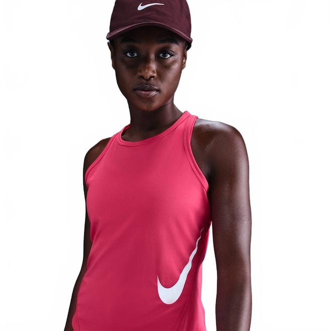 Regata Dri-FIT Nike Swoosh Feminina - Foto 1