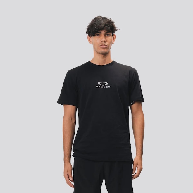 Camiseta Oakley Bark New Masculina - Foto 1