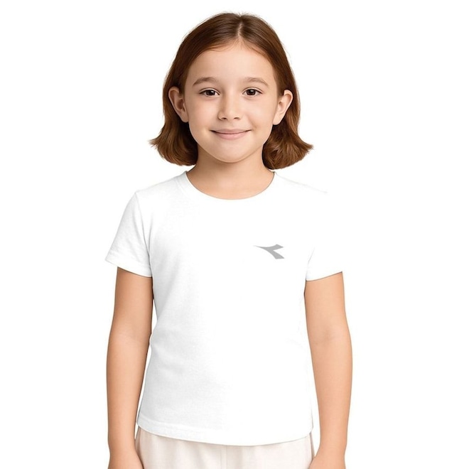 Camiseta Diadora Small Logo Infantil - Foto 1