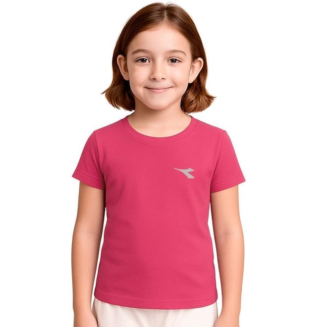 Camiseta Diadora Small Logo Infantil - Foto 1