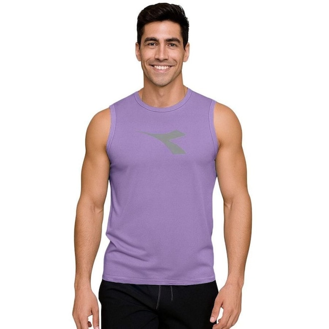 Regata Machão Diadora Big Logo Masculina - Foto 1