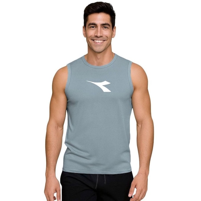 Regata Machão Diadora Big Logo Masculina - Foto 1