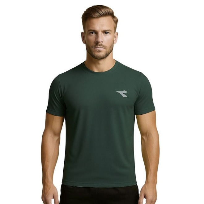 Camiseta Diadora Small Logo Masculina - Foto 1