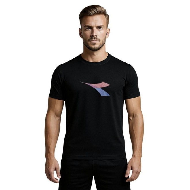 Camiseta Diadora Big Logo Movimento Masculina - Foto 1