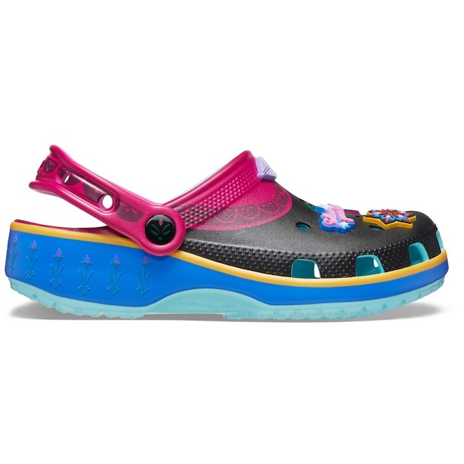 Sandália Unissex Crocs Frozen Anna Classic Clog T Multi - Foto 1