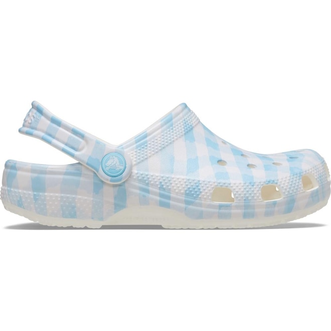 Sandália Unissex Crocs Classic Gingham Clog - Foto 1