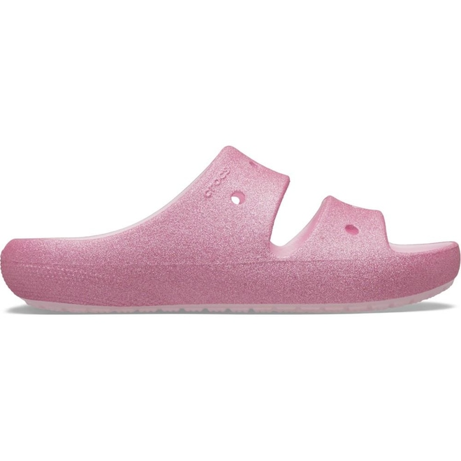 Sandália Unissex Crocs Classic Glitter Sandal V2 K - Foto 1
