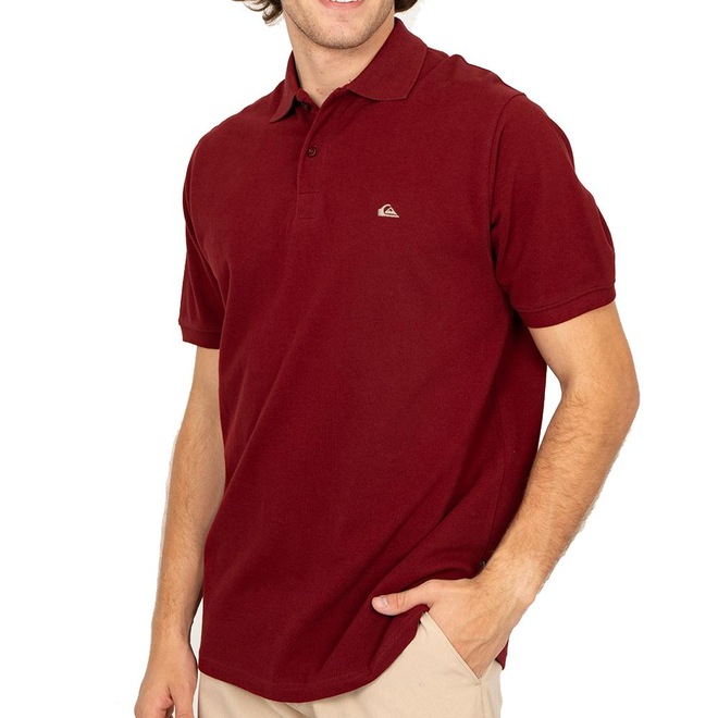 Camisa Quiksilver Polo Loia Embroidery Masculina - Foto 1