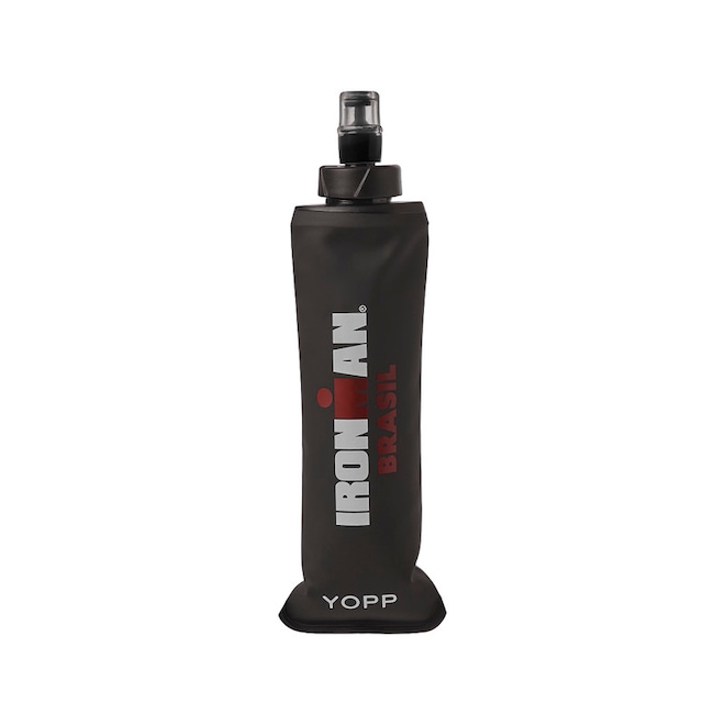 Garrafa Dobrável Yopp Ironman Brasil Soft Flask 250ml - Foto 1