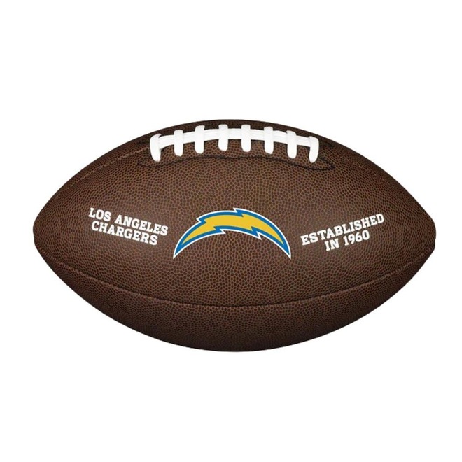 Bola de Futebol Americano Wilson Los Angeles Chargers Legend - Foto 1
