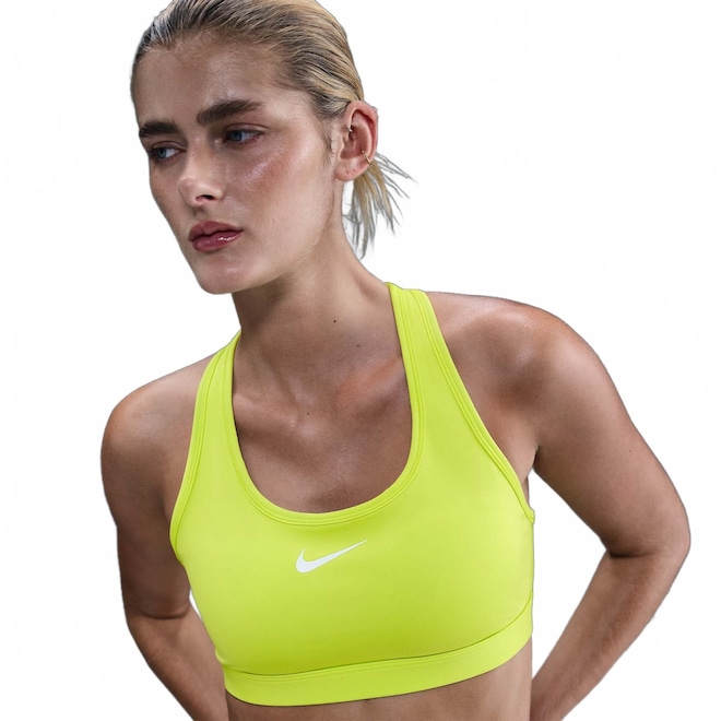 Top Nike Swoosh Feminino - Foto 1