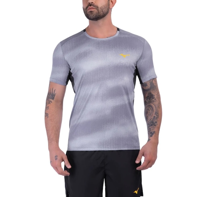 Camiseta Mizuno Easy 5 Mescla - Masculino - Foto 1