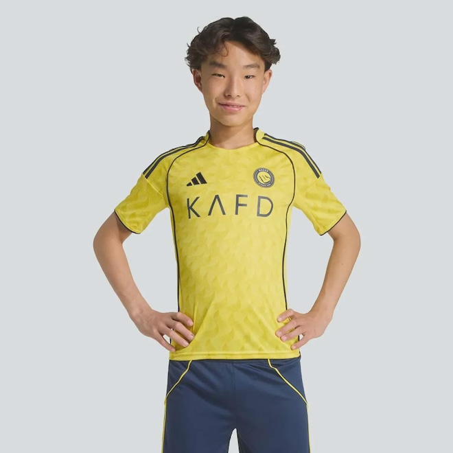 Camisa adidas Al-Nassr FC Home 2026 7 Ronaldo Infantil - Foto 1