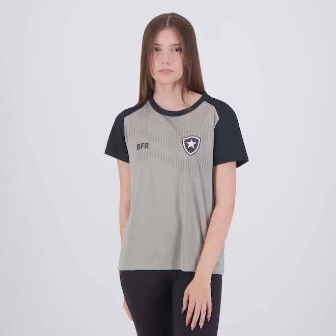 Camisa Botafogo Ondulação Feminina - Foto 1