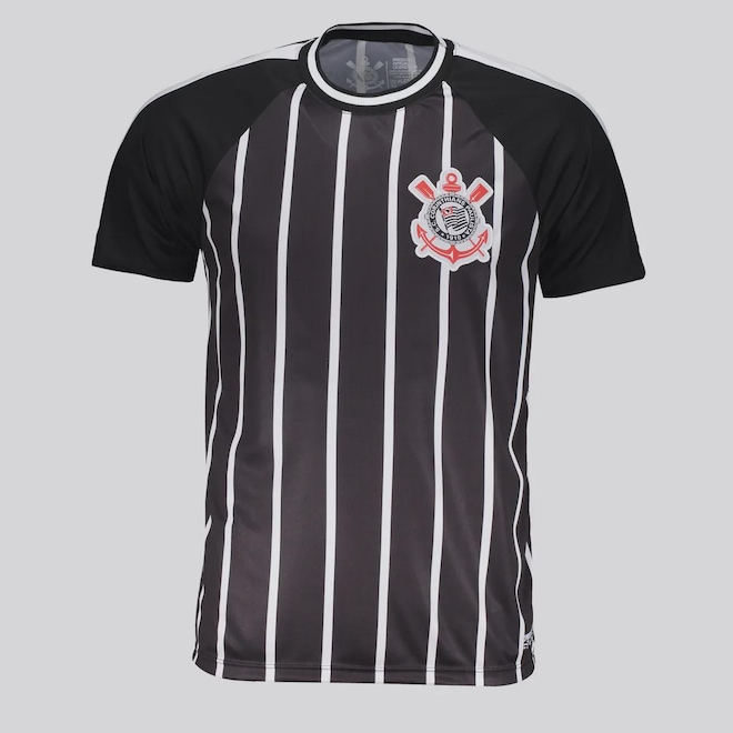 Camisa Corinthians Raglan Dry Masculina - Foto 1