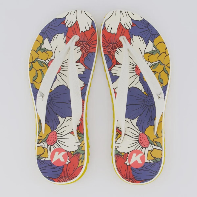 Chinelo Kenner Ibiza Jardim Feminino - Foto 1