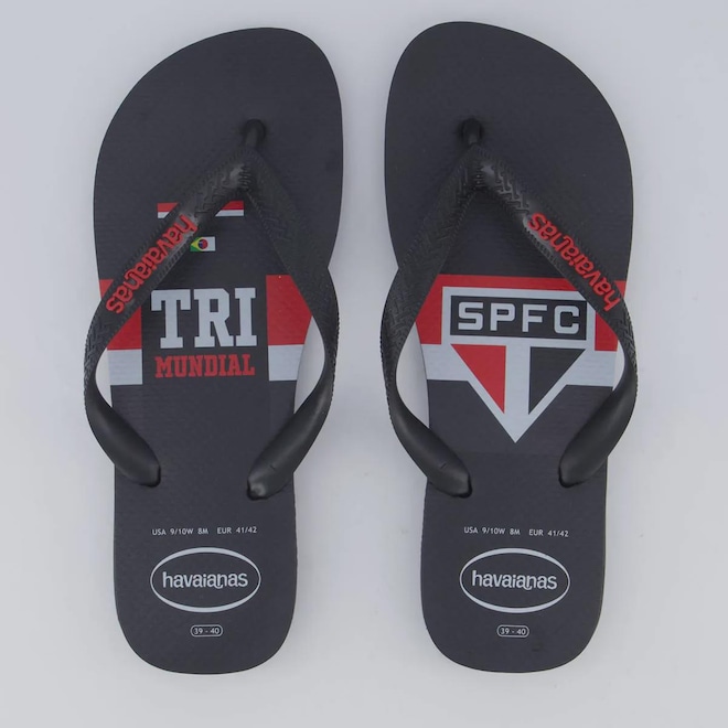 Chinelo Havaianas São Paulo Tri Mundial Unissex - Foto 1