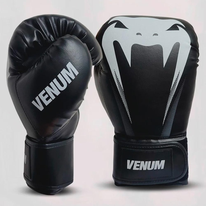 Luva de Boxe Venum Giant Logo Sticher Dark - Foto 1