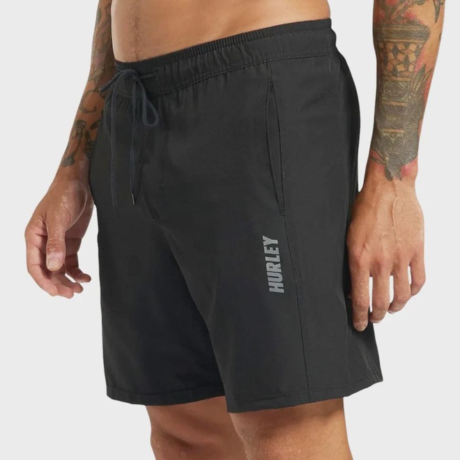 Bermuda Shorts Hurley Block Masculina - Foto 1