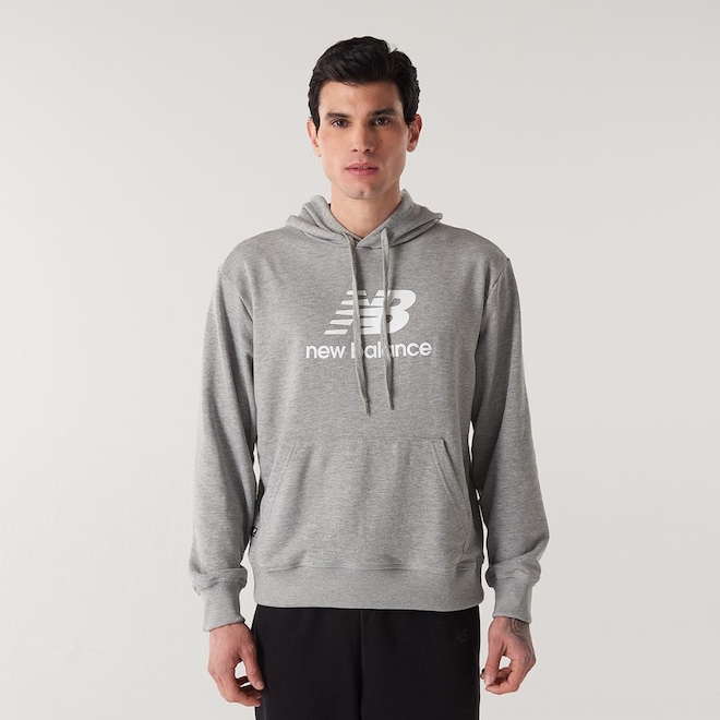 Blusão com Capuz New Balance Essentials Basic Masculino - Foto 1