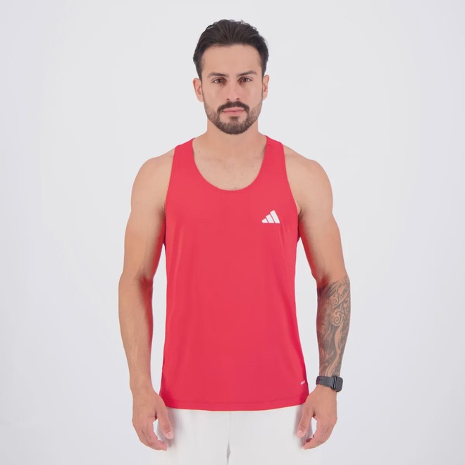 Regata adidas Own The Run 3S Masculina - Foto 1