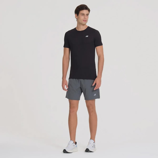 Bermuda New Balance Sport Essentials 7 Masculina - Foto 1