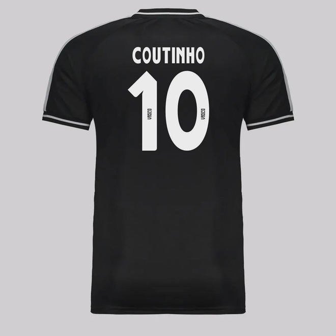 Camisa do Vasco da Gama Supporter Block 10 Coutinho Kappa Masculina - Foto 1